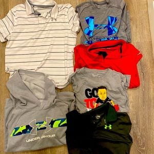 Under Armour youth large lot